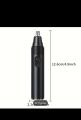 Electric nose hair trimmer,battery powered nose and ear hair trimmer,detachable nose style men's trimmer womens ear,nose,eyebrow and facial hair trimmer.. 