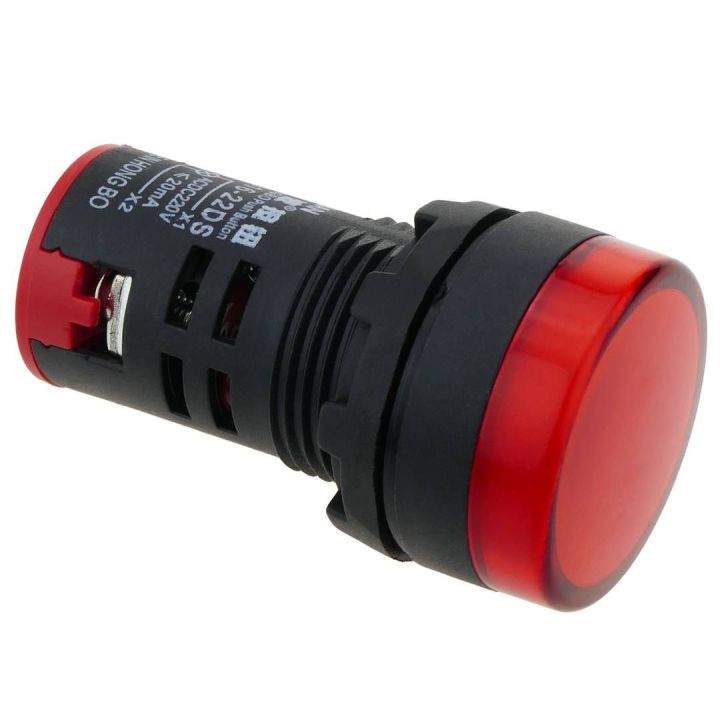 ( 1 Pc RED ) LED 16mm Panel Indicator Pilot Light Signal Lamp 220V AC LED indicator Light