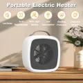 Fan Heater Portable Small Hot Air Blower 500W Heating Fan Fast Heating Lightweight Desktop Mini Space Heater for Home Office. 