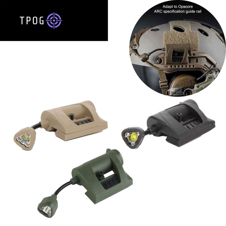 Tactical Helmet Light 3 Modes LED Flashlight Outdoor Night Lighting For Laser Hunting Military Cycling Fishing Helmet Lamp