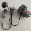 25/50CM Power Functions Extension Wire Cord Connectors Compatible with legoeds MOC Motor 8886 8871 8870 LED Light Link Line 8869. 
