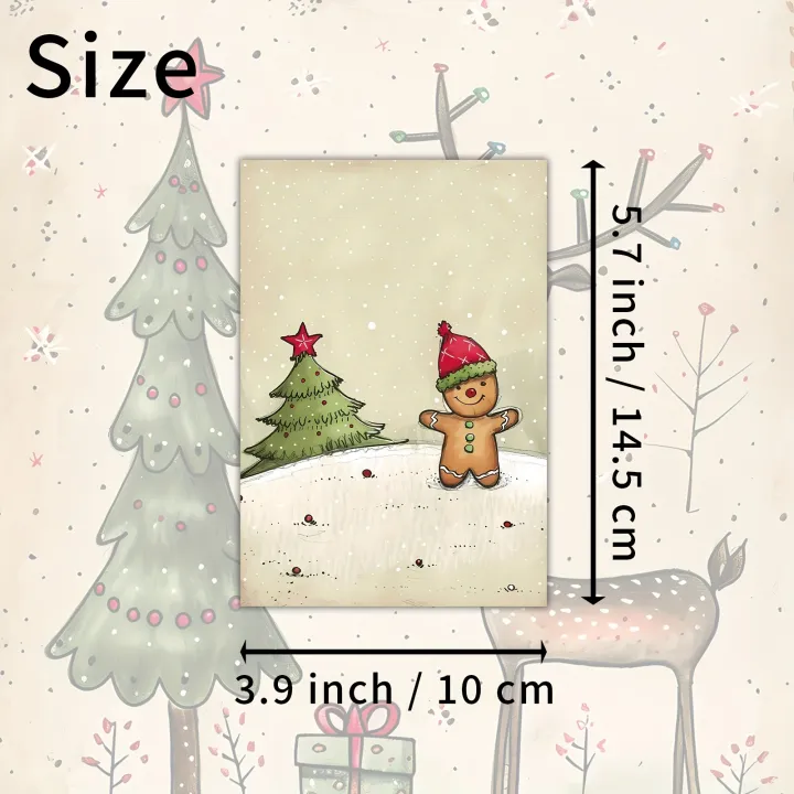 20%20Pieces%20of%20Vintage%20Cute%20Animal%20Christmas%20Tree%20Star%20Cards,%20Vintage%20Journal%20Paper,%20Gift%20Cards%20-%20Image%205