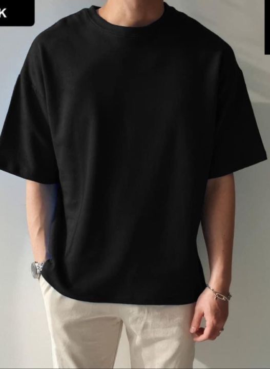 Premier%20Quality%20Drop%20%20Shoulder%20Cotton%20T-Shirt%20For%20Men%20-%20Image%205