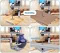 Drill Stand for Hand Drill, Universal Bench Clamp Drill Press Floor Stand Workbench Repair Tool for Drilling Collet Workshop,Single Hole Aluminum Base. 