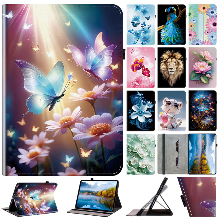 Leather Case For T21 10.4inch 2022 T20 10.4 2021 Stand Cover T10 8.0 2022 PU Leather Tablet Cover