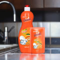 Minister Chaad High-quality Dish Washing Liquid - Orange Fresh Flavor - 500ml (250ml Refill Free). 