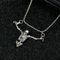 A Fashionable and Creative New Halloween Punk Style Skull Necklace Halloween Gift. 