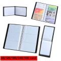 40/120/180/240/300 Cards ID Credit Card Holder Book Case Organizer Leather Business Cards ID Credit Card Holder Case Cards Album.