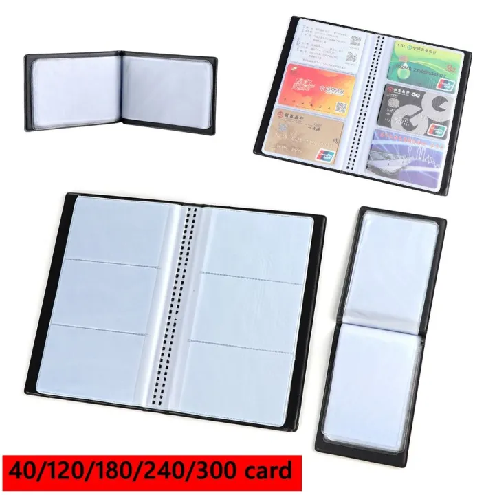 40/120/180/240/300%20Cards%20ID%20Credit%20Card%20Holder%20Book%20Case%20Organizer%20Leather%20Business%20Cards%20ID%20Credit%20Card%20Holder%20Case%20Cards%20Album%20-%20Image%204