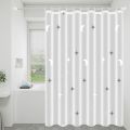 1pc Cute Star and Moon  Kids Shower Curtain Funny Cartoon Waterproof PEVA Bathroom Decor. 