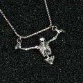 A Fashionable and Creative New Halloween Punk Style Skull Necklace Halloween Gift. 
