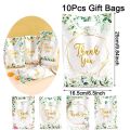 10/20/50Pcs Thank You Gift Bags Plastic Candy Cookie Packaging Bag for Wedding Birthday Party Favors Small Business Supplies.