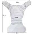 Reusable Adult Diapers, Washable, Elderly Incontinence Underwear Printed Abdl Diapers for Person with a Disability 1 Piece.