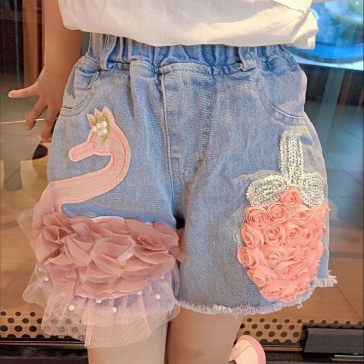 Baby%20Girl's%20Summer%20Cotton%20Denim%20Shorts%20Pants%20Toddler%20Kids%20Cute%20Swan%20Flower%20Soft%20Jeans%20for%20Teenager%20Girls%20Children%20Clothing%20-%20Image%206