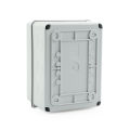 IP65 Waterproof Distribution Box HT-5/8/12/15/18/24 WAY ABS Plastic Outdoor Electrical Junction Box PV Comniner Enclosure.