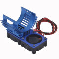 Motor Fan Cooling Heatsink for 540 550 3650 3660 Brushless Motor Traxxas Tamiya 1/8 1/10 scale RC cars accessories. 