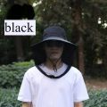 Mosquito-Proof Hat, Face-Covering Sun-Protective Hat, Breathable Mesh Veil, Anti-Insect and Anti-Bee Hat for Night Fishing.