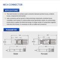 Full Size 1500 Volt Jinko MC4 Connector Solar Connector Pure Copper Lugs. 
