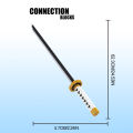 Samurai Sword Building Blocks Ninja Blade Katana Japanese Anime Butterfly Nichirin Knife Bricks Children Toys for Adult. 