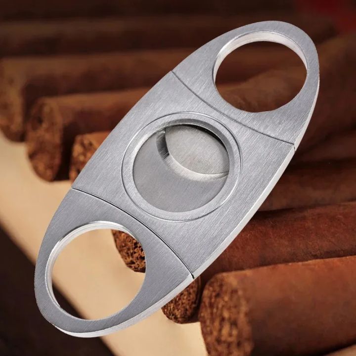 Cigrate Cutter Cigar Cutter Portable Stainless Steel Cigar Scissors Manual Cigarette ...