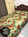 styling multicolor king size bed sheet with two pillow cover  and one side pillow cover. 