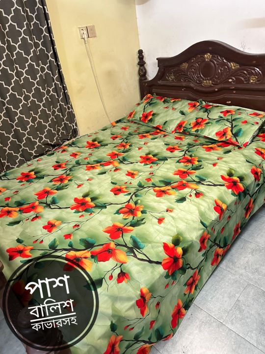 styling%20multicolor%20king%20size%20bed%20sheet%20with%20two%20pillow%20cover%20%20and%20one%20side%20pillow%20cover%20-%20Image%202