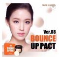 Make up Foundation Spf 50 Ver.88 Bounce up Pact Face Powder Make up Waterproof. 