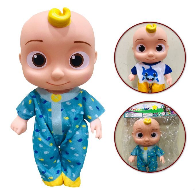 CoComelon Musical Bedtime JJ Doll, Press Tummy and JJ sings 5 Inch Plastic Body With Silicone Head Cocomelon Toy Bedtime Toys for Babies