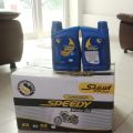 Speedy Engine Oil  ( SAE 40 ) motorcycle oil. 