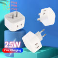 20W Dual Type C Fast Charge Adapter USB C Super Charge EU/US/UK Mobile Phone Charger For IPhone For For .