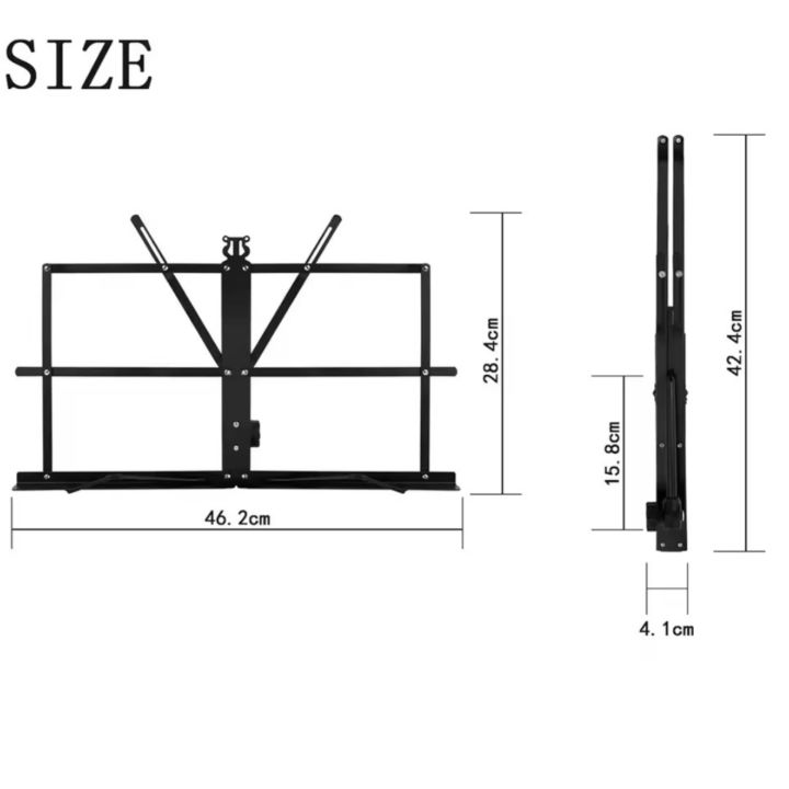 Notation%20Stand%20Lyrics%20Stand%20Adjustable%20Music%20Stand%20with%20Carrying%20Bag%20Suitable%20for%20Books,%20Notes,%20Violin%20Lyrics%20Instrumental%20Performance%20Desktop%20Book%20Stand%20-%20Image%202