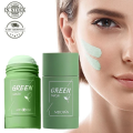 Green Tea Face Mask Stick – Natural Organic Clay Mask for Oil Control, Moisturizing, Brightening, and Acne Removal, 40g. 