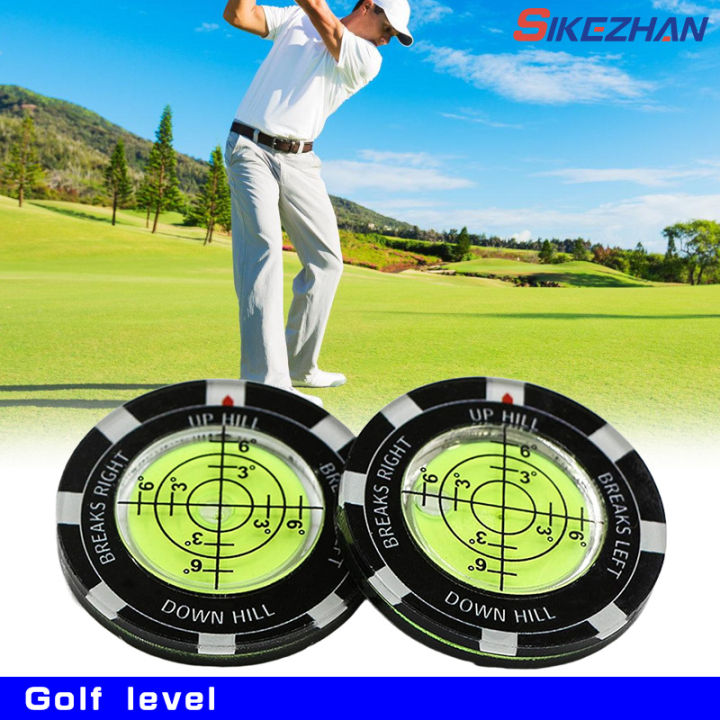 Golf Putt Ball Marker High Precision Round Golf Putt Green Reader Golfing Putting Aid Golf Slope Putting Reader 1PC
