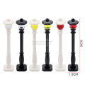 Marumine Traffic Road Sign Light Lamp MOC Block Brick Parts City Street View Building Accessories Barrier Speed Limit Warning.