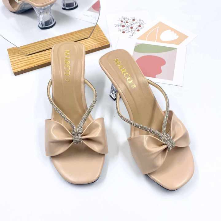 Marco%20brand%20flat%20shoes%20B1031%20high%202%20inches%20bow%20Diamond%20-%20Image%202