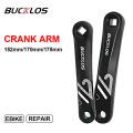 BUCKLOS Bike Crank Arms Aluminum Alloy Bicycle Spinning Cranks 152mm 170mm 175mm Bicycle Repairing Cranks Arms MTB Bike Part. 