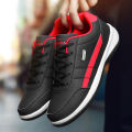 New Men Shoes Casual Shoes Leather Lace-Up Casual Sports Shoes Outdoor Wear-Resistant Vulcanized Shoes High-Quality Men Shoes. 