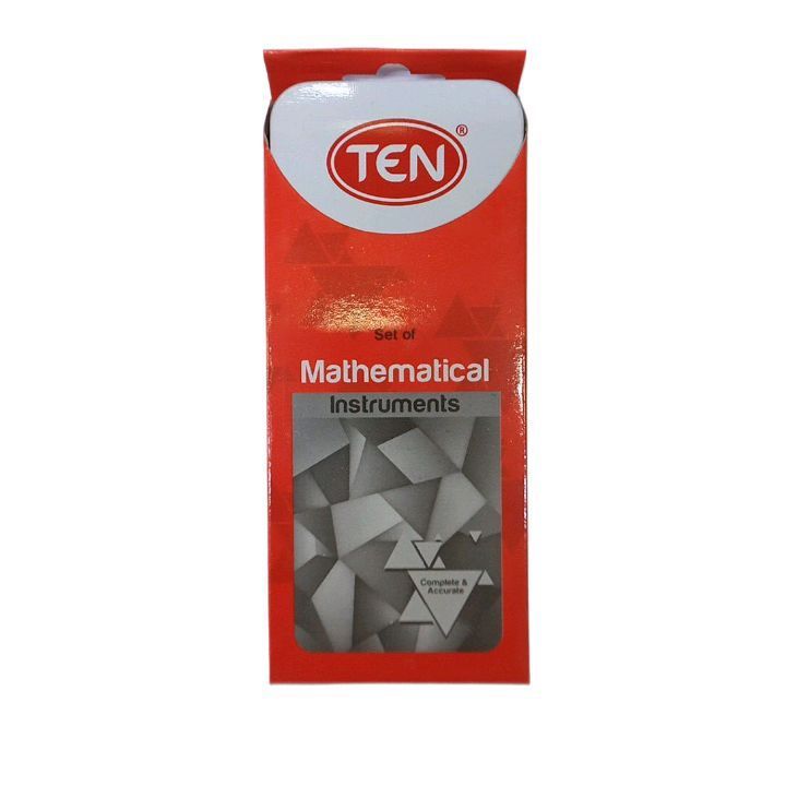 Ten mathematical instrument box