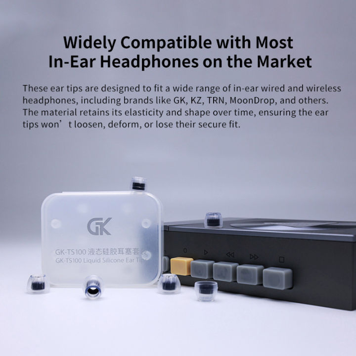 GK%20TS100%20Liquid%20State%20Silicone%20Ear%20Tips%20Universal%20In%20Ear%20Earphones%20Hypoallergenic%20High%20Transparent%20Earplug%20Earphone%20Accessories%20-%20Image%205