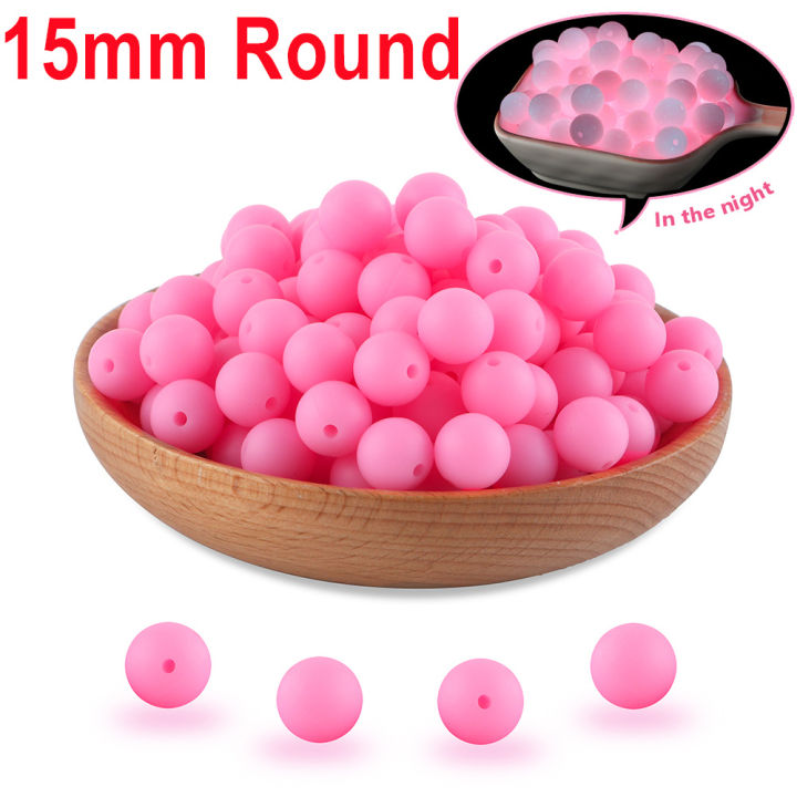 50Pcs%20Glow%20In%20The%20Dark%20Silicone%20Beads%20Round%2012/15MM%20Luminous%20Silicone%20Lentil%20Bead%20For%20Jewelry%20Making%20DIY%20Bracelet%20Necklace%20-%20Image%208