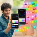 TUYA LED String Lights work with Alexa Google Assistant Music Sync WS2812B RGBIC Lighting Addressable Fairy String Lights. 