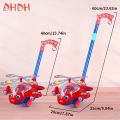 Interactive Baby Walker Toy With Push Handle For Kids Boys And Girls Toddlers, Detachable Plane Toy Car Design With Wheel.