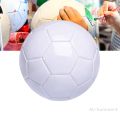 White Soccer Ball Size 5 Official Size Lightweight For Kids Adult Football Toy Educational Plaything Sports PVC DIY . 