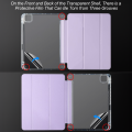 Case for iPad 7th 8th 9th 10.2 Cover Transparent with Pencil Holder Tablet Case for iPad Air 4 5 10.9 5th 6th 9.7 Pro 12.9 funda. 