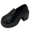 women's thick soled shoes Hot Sale Women Retro Pumps High Heels Fashion comfort Loafers Woman Uniform Mary Jane Shoes Ladies .