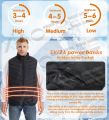 28/9 Areas Heated Vest Men Jacket Heated Winter Womens Electric Usb Heater Camping Jacket Man Thermal Vest Body Warmer Coat 6XL. 