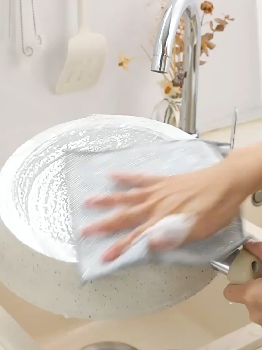 Utensils Rag Multipurpose Double Layer Dish Wash Cloth (Pack of 15) | Non Scratch ...