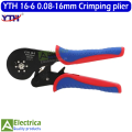 YTH 16-6 Self-Adjustable Crimping Plier – 0.08-16mm² (30-5AWG) 6-Side Crimper for Wires & Terminals – Professional Electrician Tool (Only Tool)  by Electrica. 