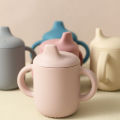 1PCS Baby Feeding Silicone Cups For Infants And Young Children Portable Learning Hand Shank Drinking Water Cups Baby Stuff. 