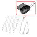 Stainless Steel Steam Rack For 800/1400ml Camping Lunch Boxes Steaming Stand Heat-resistant Lunch Box Steamer Mount. 